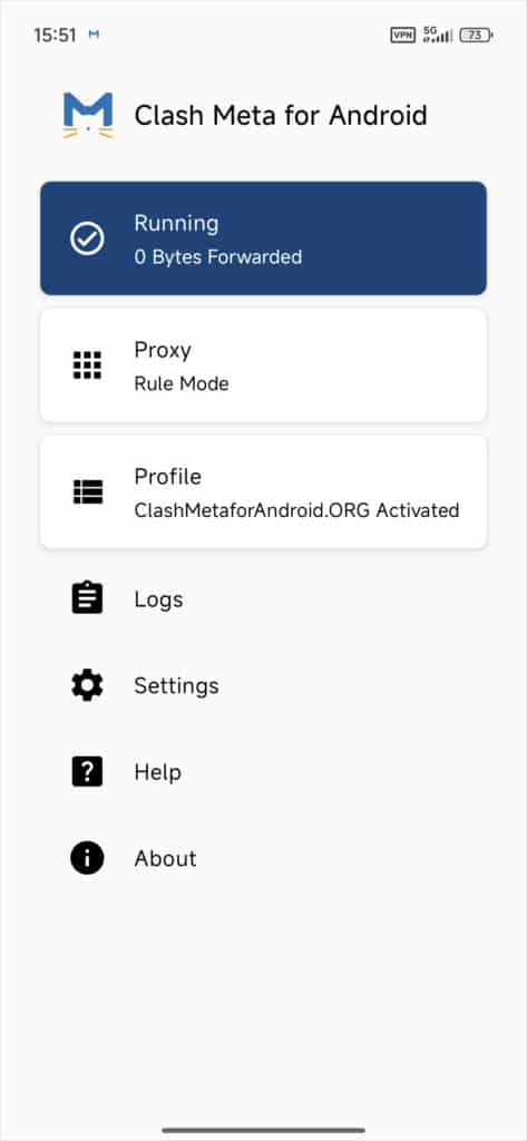 Clash Metaf or Android Interface